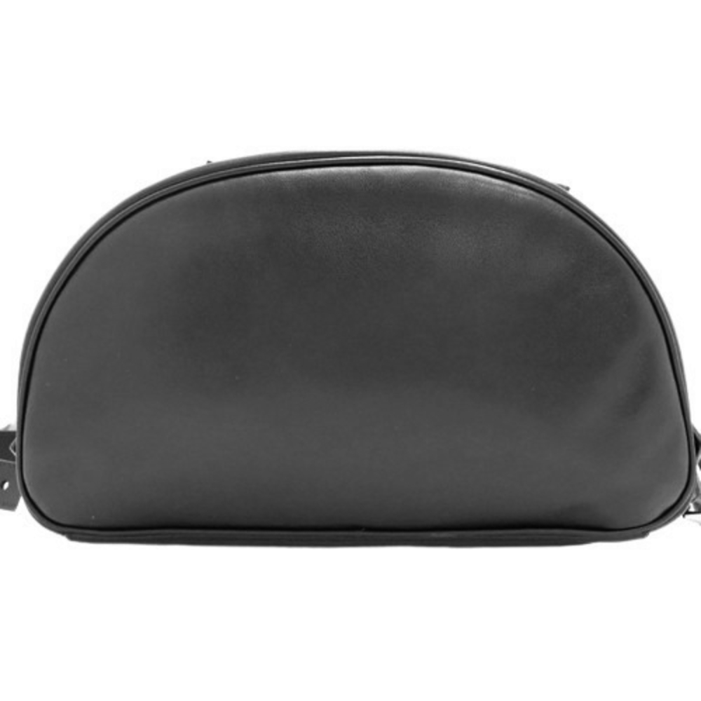 Prada Triangle Logo Rucksack Backpack Leather Bla… - image 4